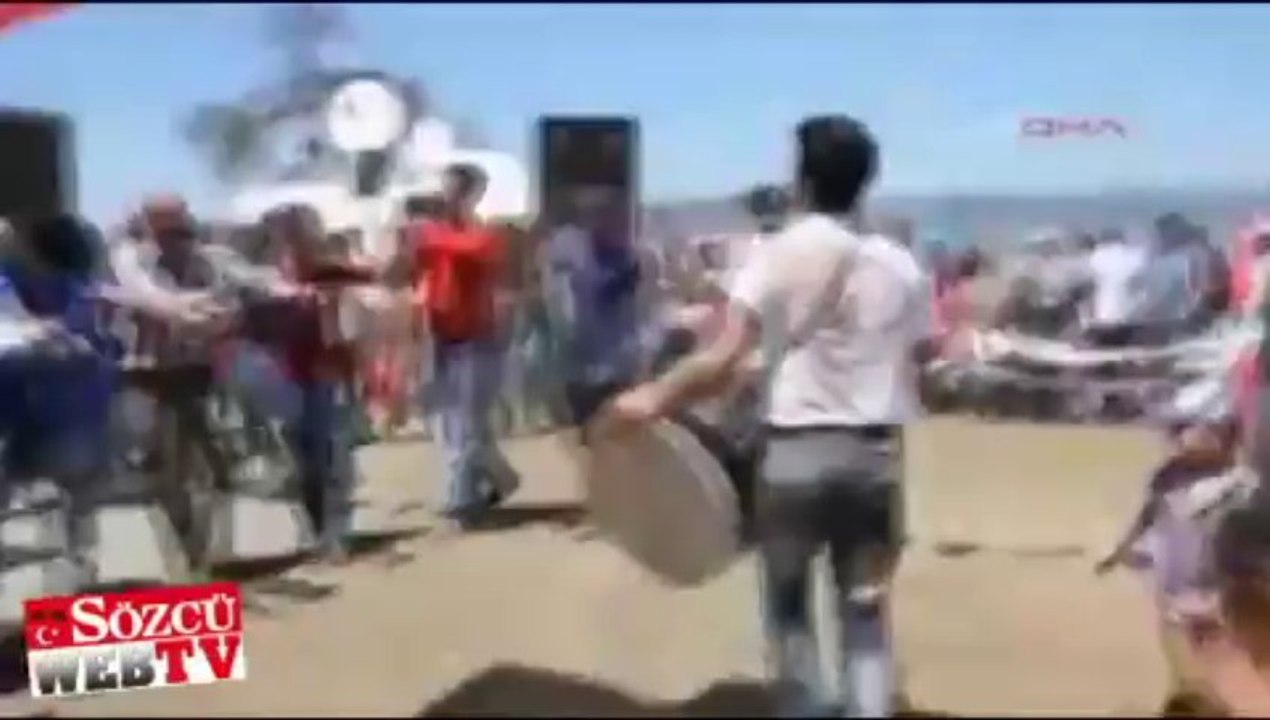 İşte davulcu şov