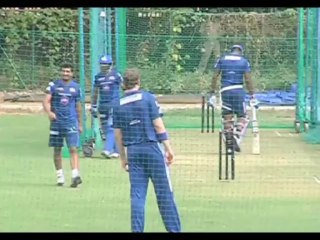 Mumbai sweat it out ahead of their match against Lions