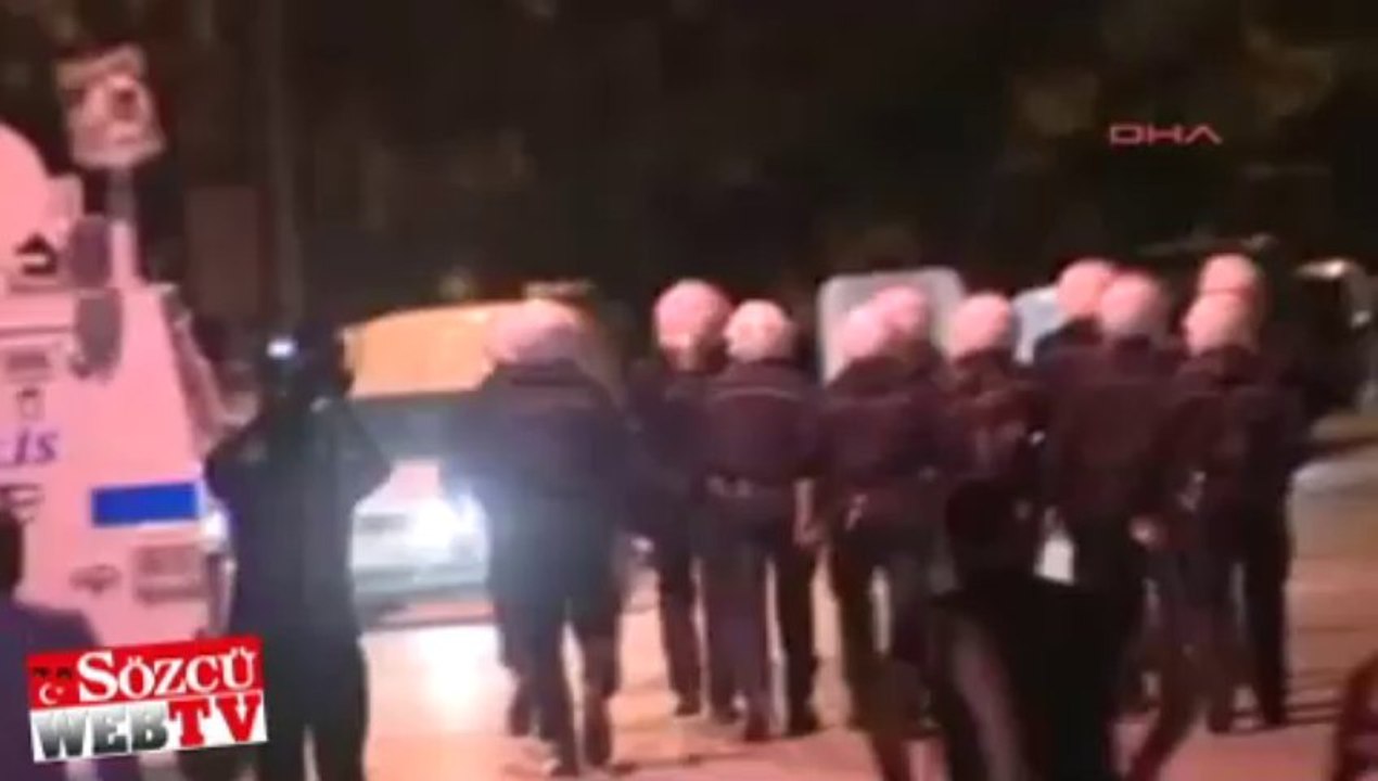Ankara’da eylemcilere sert müdahale