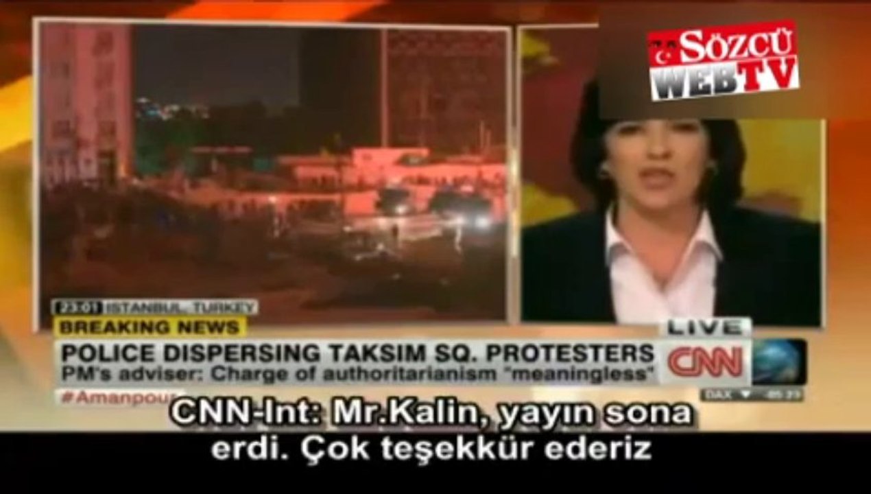 Amanpour ayar verdi!