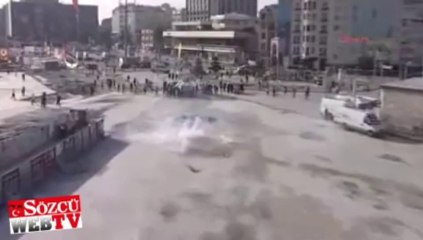 AKM’deki pankartlar söküldü