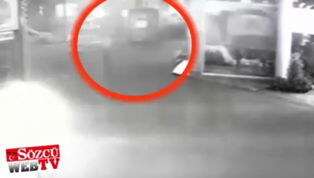 Güvenlik kamerası bakın neyi kaydetti