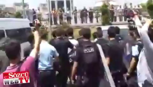 Çağlayan Adliyesi’nde gergin anlar