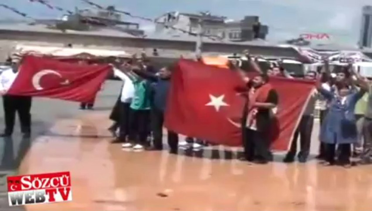 Ülkücü gruba polis müdahalesi