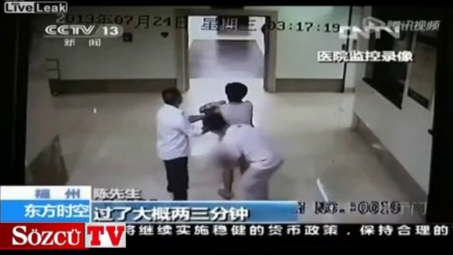 Hastane koridorunda böyle doğum yaptı