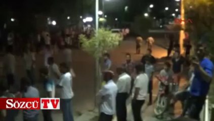 Kaymakamlık önünde gerginlik