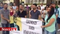 İzmir’de ‘duran öğretmen’ eylemi