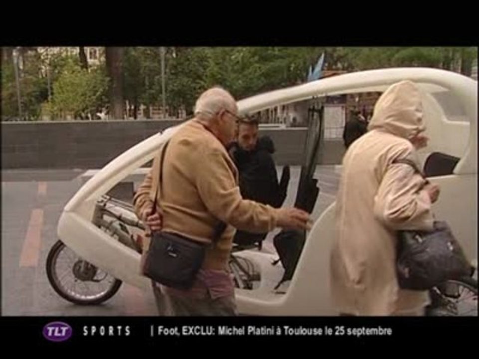 Transport écologique : le vélo taxi à Toulouse