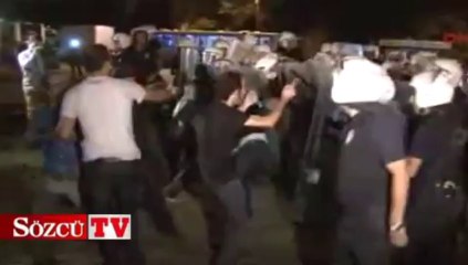 Yenimahalle’de polis müdahalesi