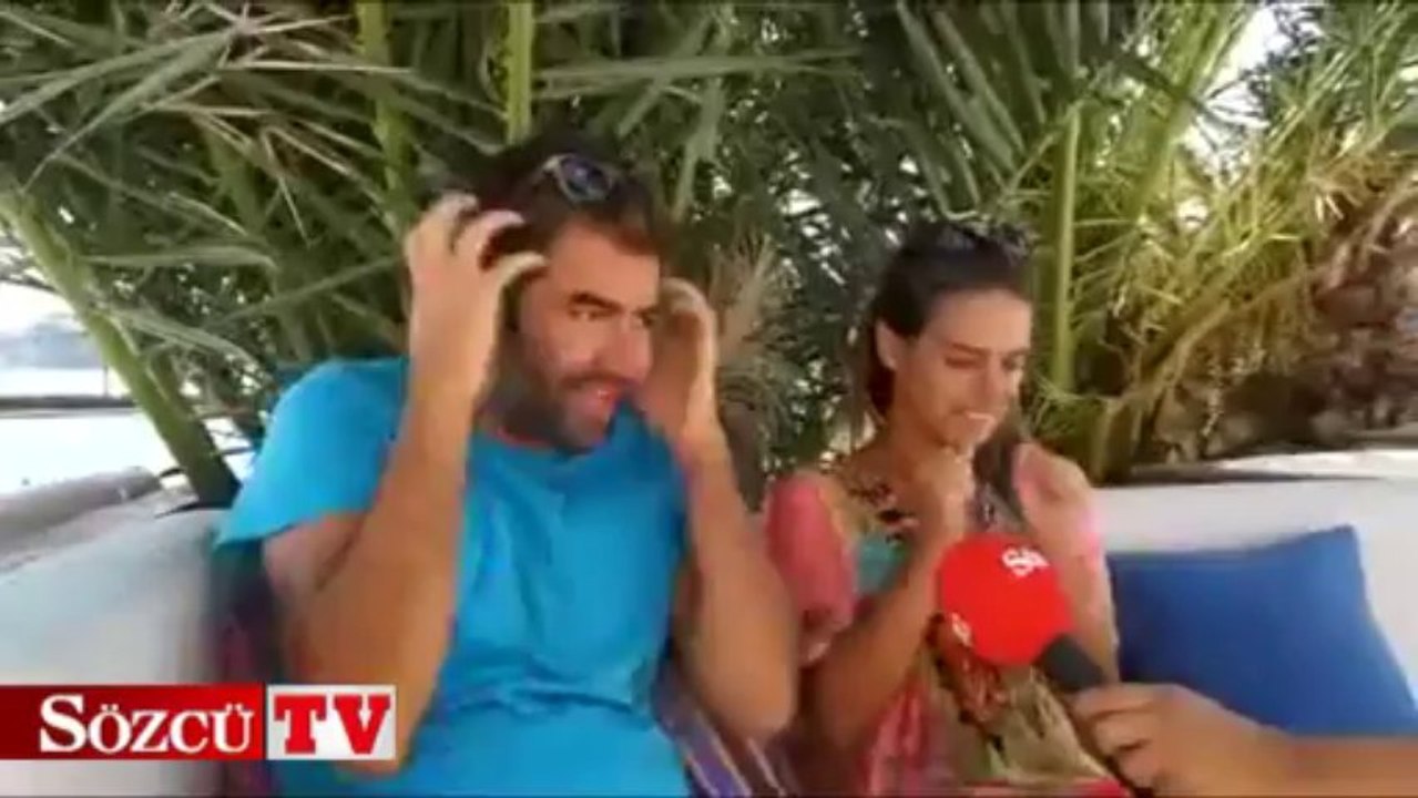 Ünlü çift ilk kez kamera karşısında