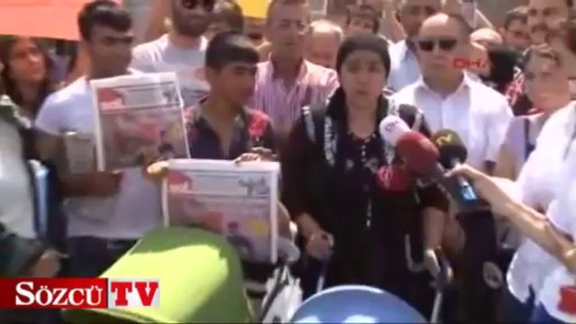 Gözaltındaki bayrakçının eşinden şok sözler