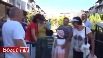 Anne-kıza duygusal uğurlama