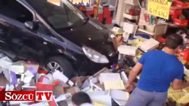 Fren yerine gaza basınca