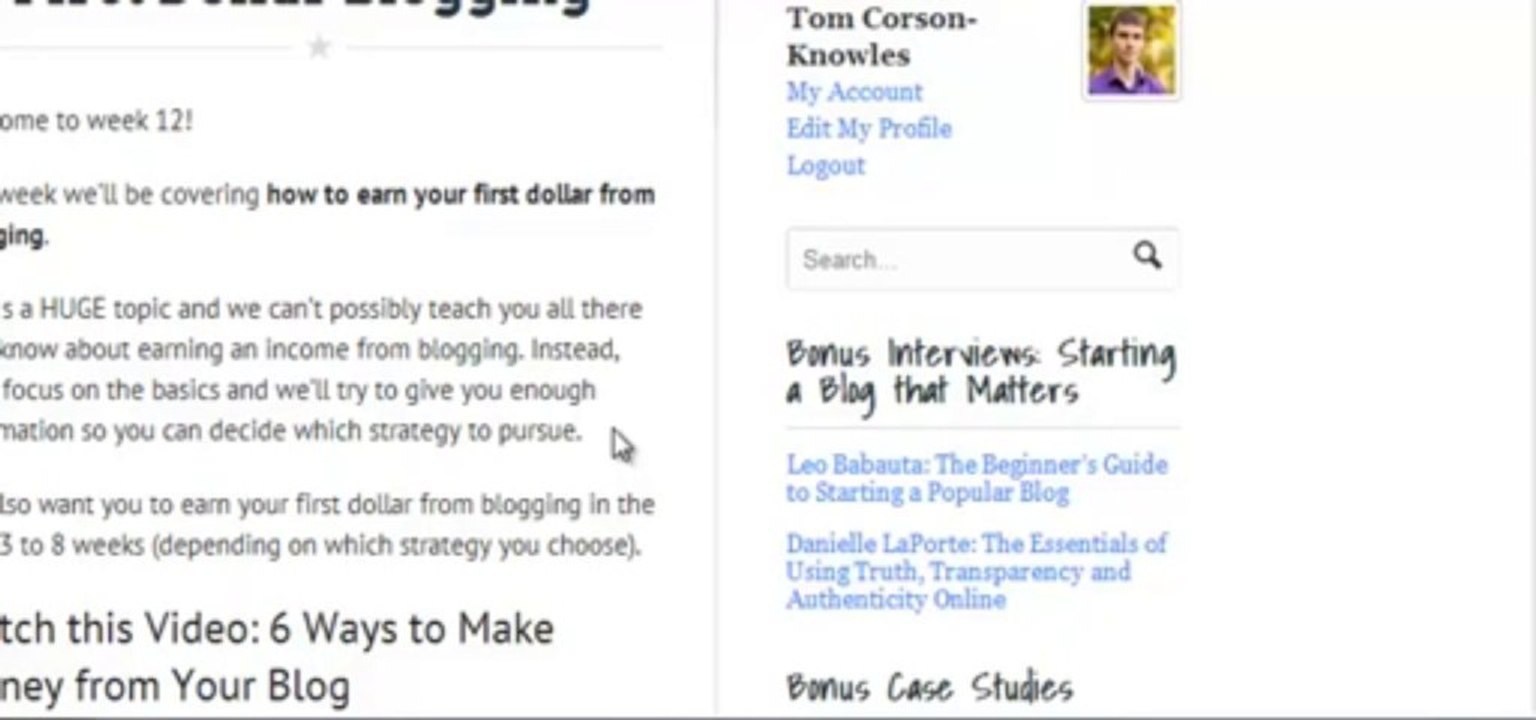 How To Start A Blog That Matters Review Week 12