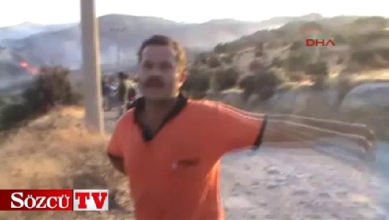 Bodrum’da korkutan yangın