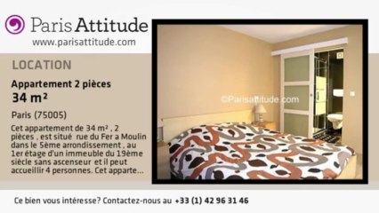 Appartement 1 Chambre à louer - Place Monge, Paris - Ref. 7039