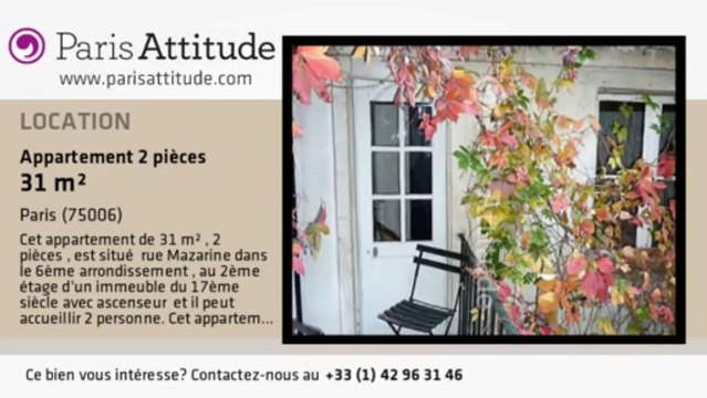 Appartement 1 Chambre à louer - St Germain, Paris - Ref. 5908
