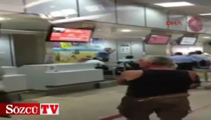 Havalimanında intihar teşebbüsü