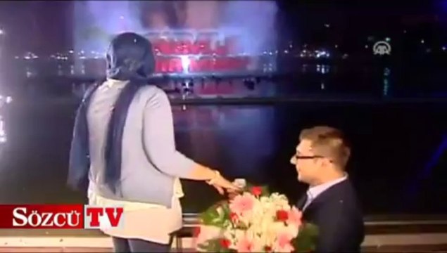 “Fıskiyeli” evlenme teklifi