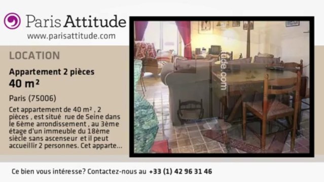 Appartement 1 Chambre à louer - St Germain, Paris - Ref. 5998