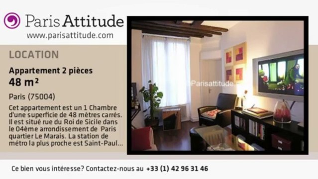Appartement 1 Chambre à louer - St Paul, Paris - Ref. 2865