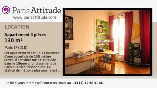 Appartement 3 Chambres à louer - Grands Boulevards/Bonne Nouvelle, Paris - Ref. 1417