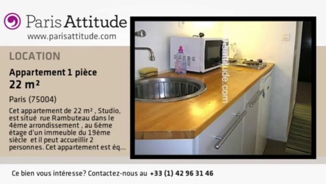 Appartement Studio à louer - Centre George Pompidou, Paris - Ref. 6290