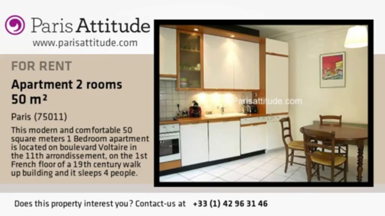 1 Bedroom Apartment for rent - Voltaire, Paris - Ref. 2187