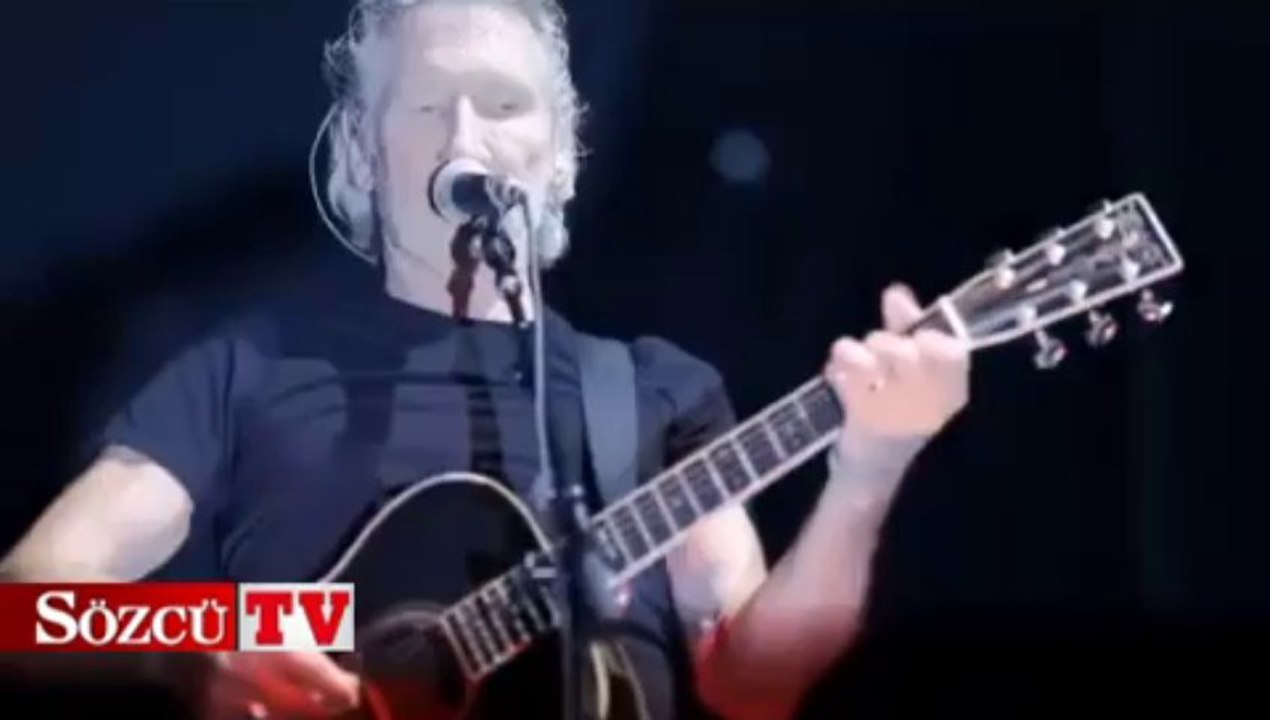 Roger Waters konserine direniş damgası!
