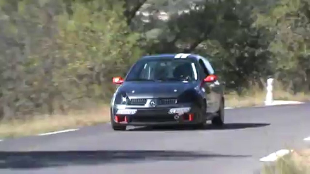 slalom en cote de Clarensac