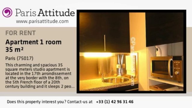 Studio Apartment for rent - Porte Maillot/Palais des Congrès, Paris - Ref. 1734