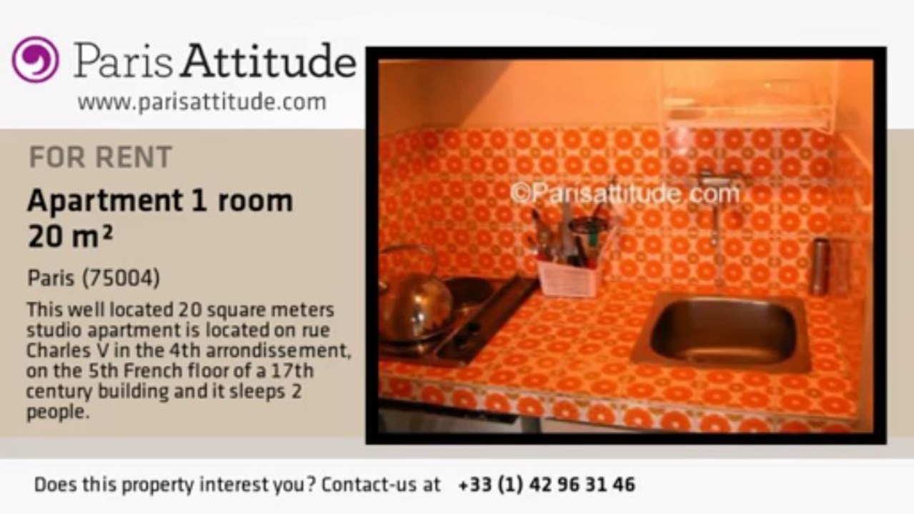 Studio Apartment for rent - Bastille, Paris - Ref. 377