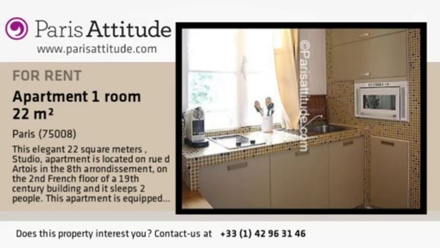 Studio Apartment for rent - Champs Elysées, Paris - Ref. 7601