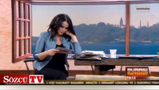 Canlı yayında magazin haberleriyle dalga geçti