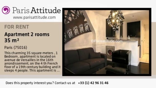 1 Bedroom Apartment for rent - Auteuil, Paris - Ref. 7749