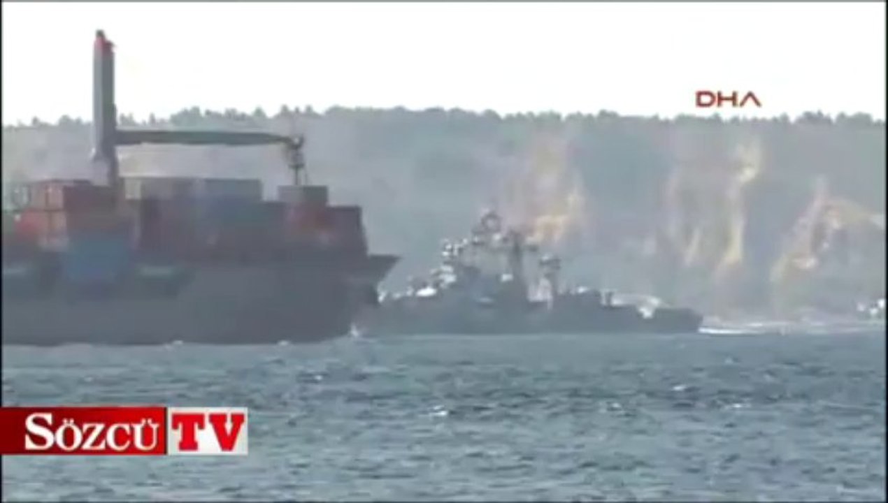Çanakkale’de savaş gemisi