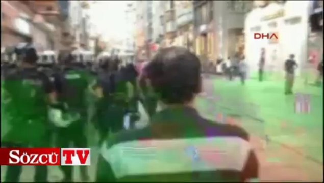 Taksim’de polis müdahalesi