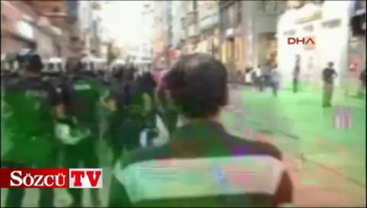 Taksim’de polis müdahalesi