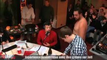 Expérience scientifique avec des crêpes sur Jeff - C'Cauet sur NRJ