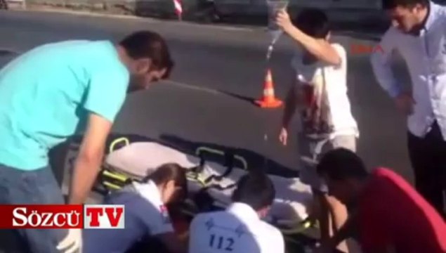 İşe giderken canından oldu