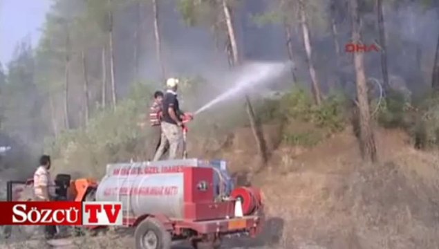Kumluca’daki yangın büyüyerek devam ediyor