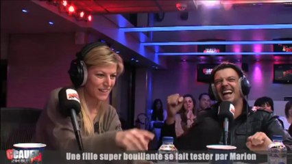Une fille super bouillante se fait tester par Marion - C'Cauet sur NRJ