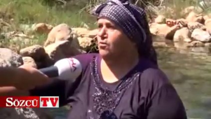 Kaplıcadaki kirliliğe tabelalı tepki