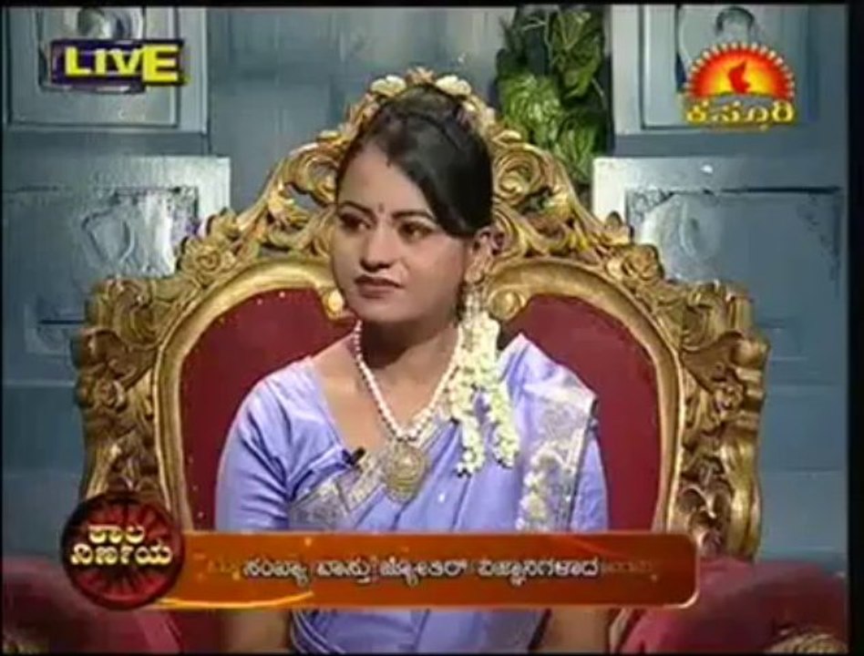 Banglore: Numerologist Jaya Srinivasan  25-03-2013 kala nirnaya part1