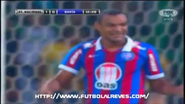 Atlético Nacional 1-0 Bahía (Múnera Eastman) - Octavos de Final (Ida) Copa Sudamericana 2013