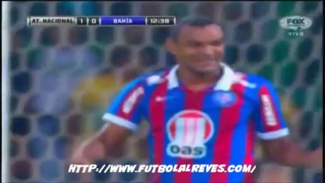 Atlético Nacional 1-0 Bahía (Colmundo Radio Medellín) - Octavos de Final (Ida) Copa Sudamericana 2013