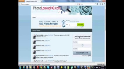 Free reverse landline phone lookup