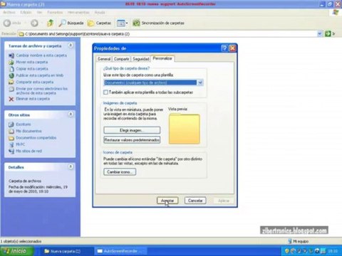 Videotutorial Como ocultar una carpeta en windows XP facil y gratis - YouTube [720p]