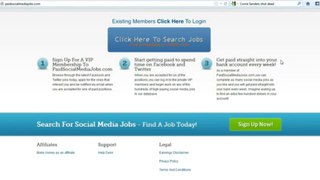 Paid Social Media Jobs overview. BEGIN WORKING TODAY
