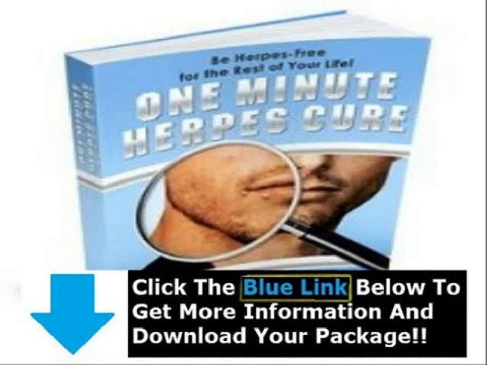 Allison Freeman One Minute Herpes Cure + One Minute Herpes Cure Book
